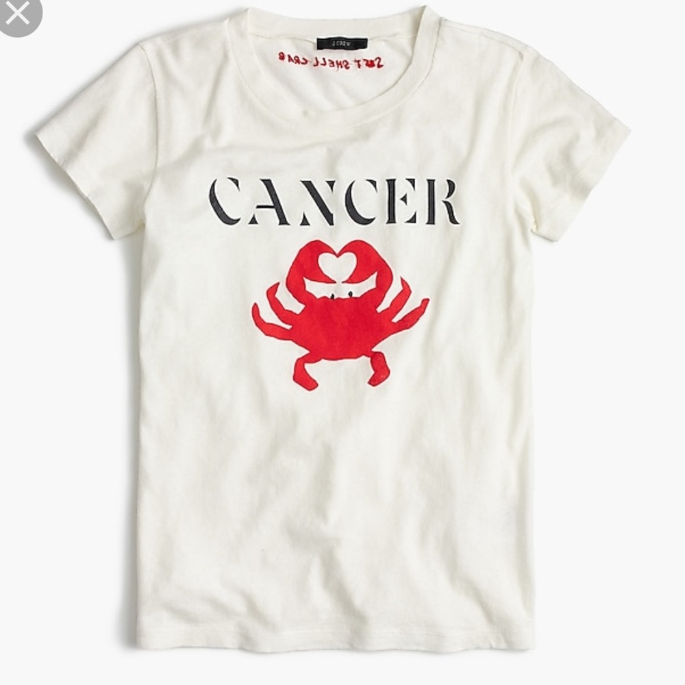 Brand new J. Crew Cancer tee